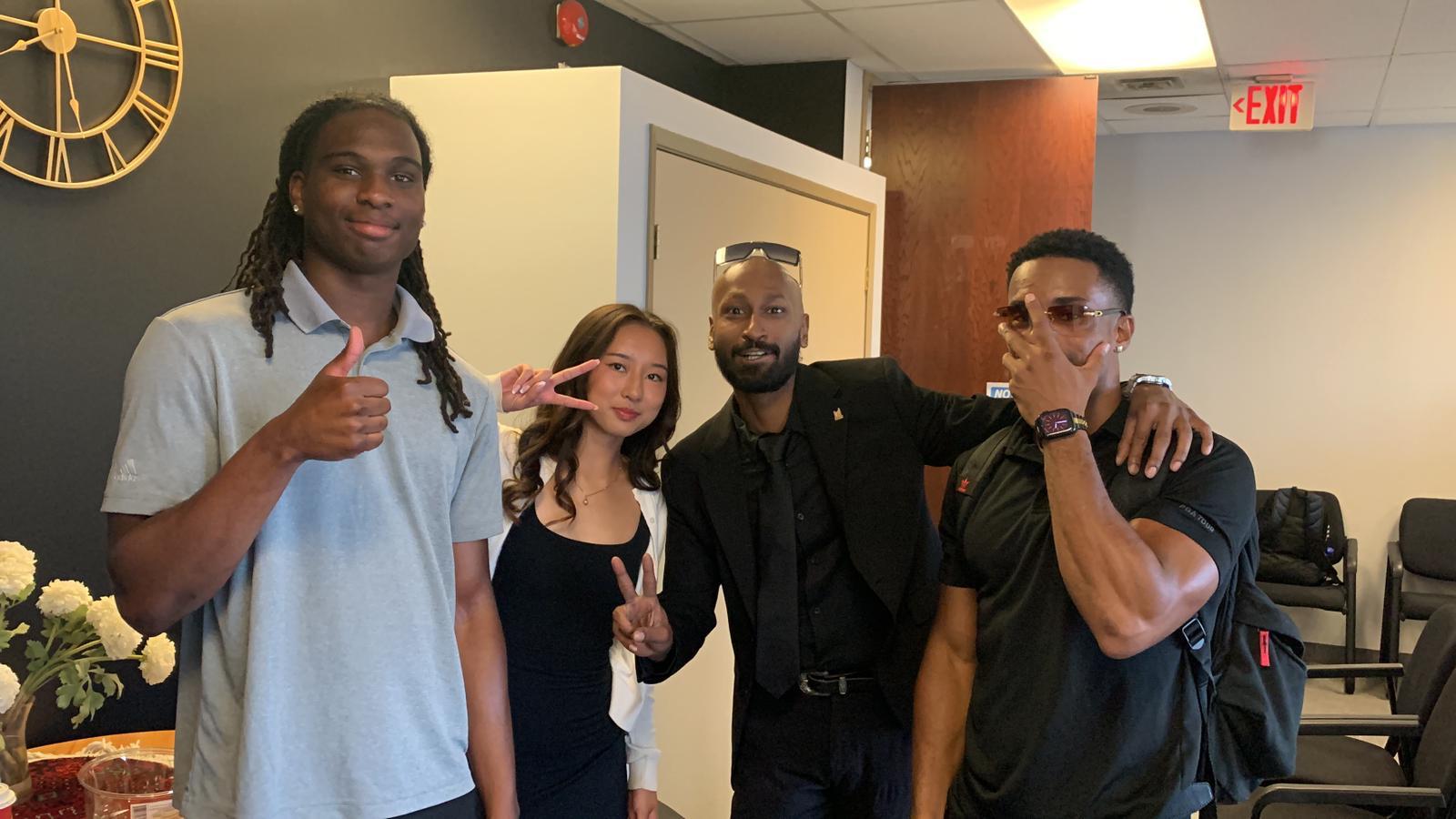 Alpha3dge Inc. staff at event