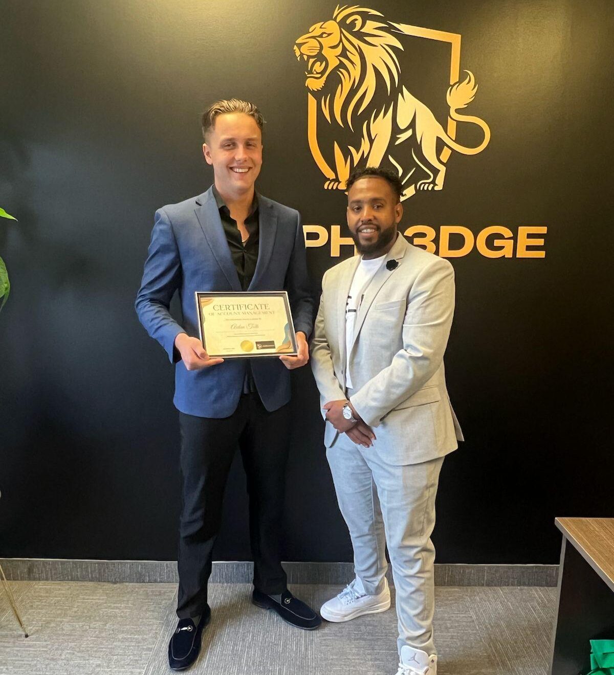 Alpha3dge Inc. awards